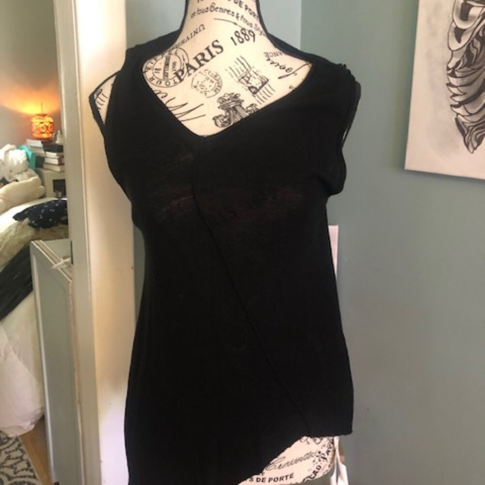 Black Knit Top